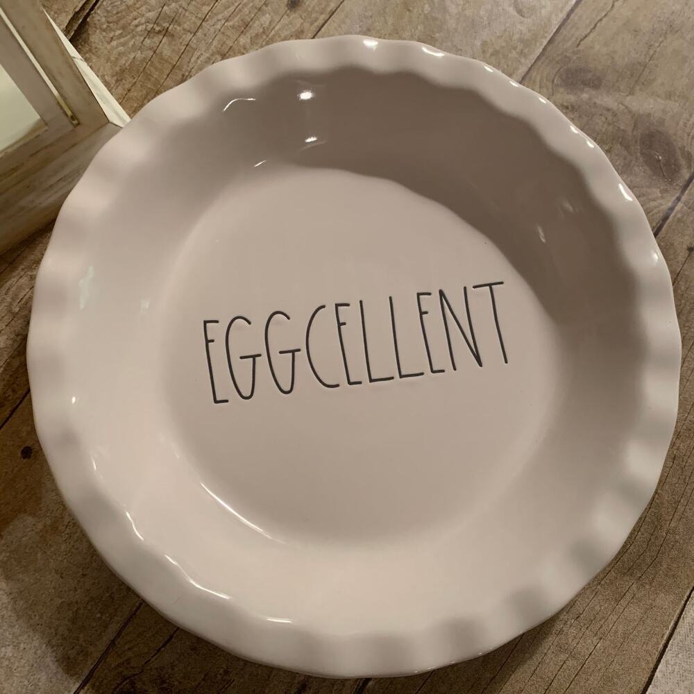 Rae Dunn Eggcellent 10" Bakeware Dish-New